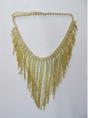 20s Flapper Gold Necklace - Costume Accessories